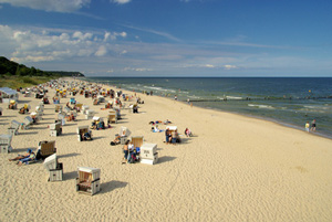 Strand bei den Hotel Heringsdorf
